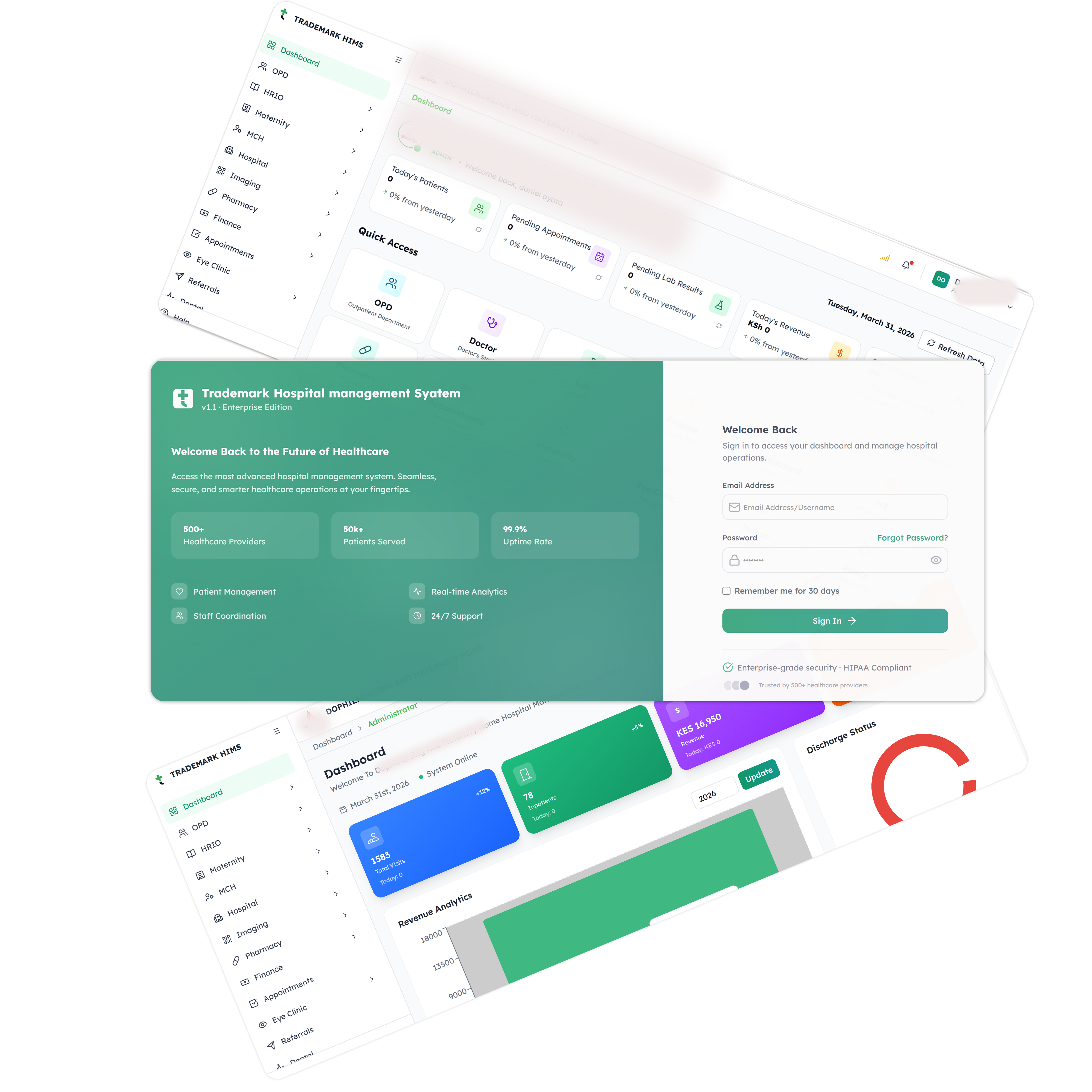Trademark HIMS Dashboard